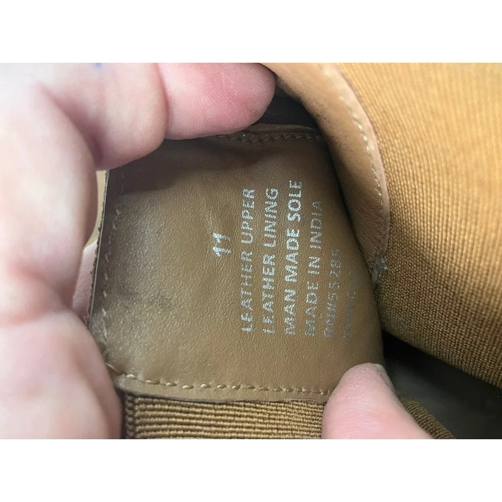 Express Chelsea Boots Mens 11 Brown  Suede Leather Slip On Ankle Boots